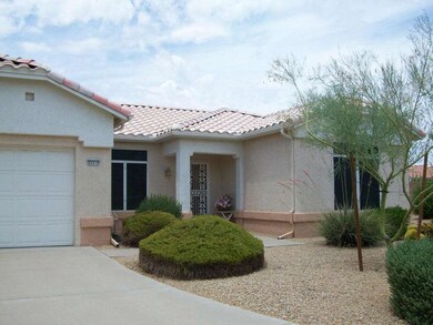 Desert lawn in front