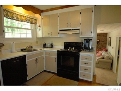 Work area of kitchen