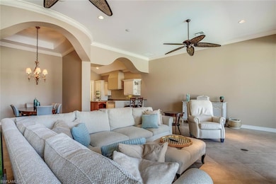 Volume Ceilings, Crown Molding, Recessed Lighting