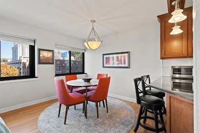 Large dining area with views of the Plaza