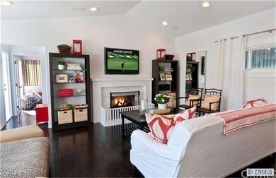 Vaulted ceilings in great room