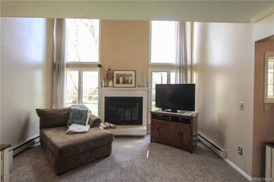 Plenty of natural light shines through the floor t