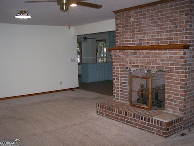 MASONRY FIREPLACE IN FAMILY ROOM