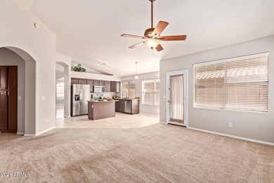 Vaulted Ceiling & Fan