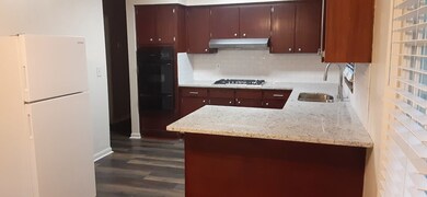 Kitchen has lots of counter space