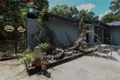 Lush landscaping.