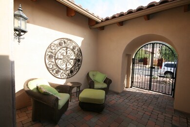 Gated Front Court yard