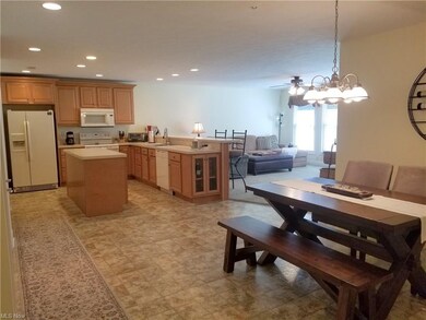 Kitchen/Dining Area - Foyer opens to a spacious ki