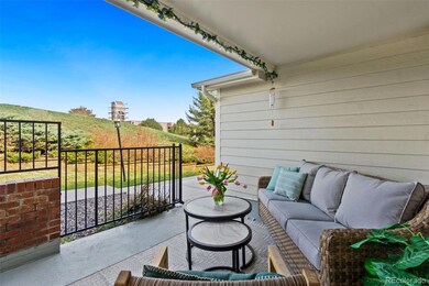 Patio overlooking greenery and no neighbors!