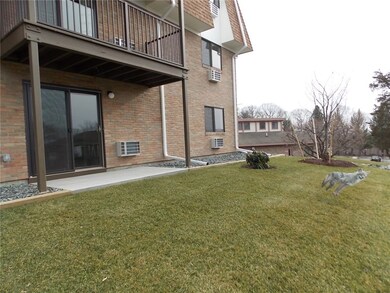 Rear view of the unit which faces the court yard a