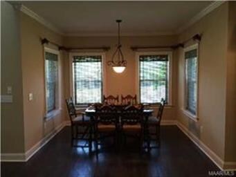 Crown Molding in many areas! Wood Floors!