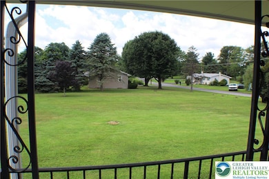 View from the patio over the back yard...