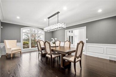 Extensive custom millwork.