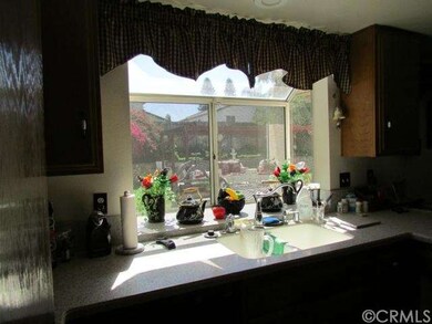 Garden window over looking the rear yard