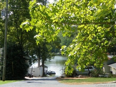 View of the lake across the street