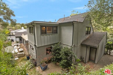 View of home from hillside