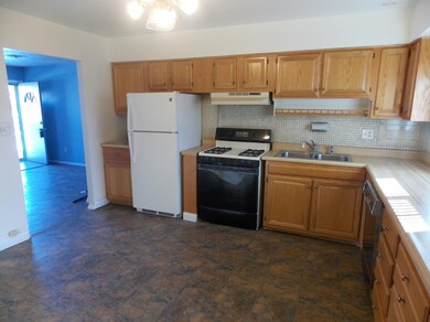 kitchen view from laundry area