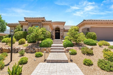 Mediterranean / spanish house with stucco siding,