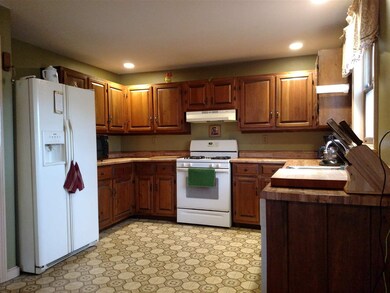 Beautiful solid wood cabinetry.