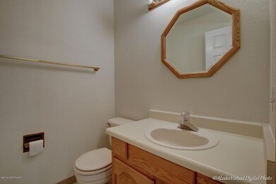Lower level half bath