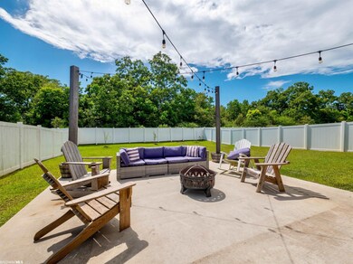 Oversized outdoor lounging area