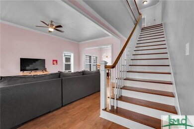 Stairs/ living room