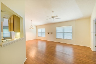 Kitchen and living room/dining area
