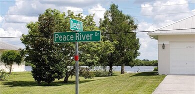 Near the corner of Peace River Dr