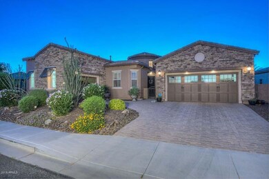 Stone Elevation & Paver Drive
