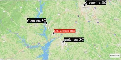 This property is 13 Miles to Anderson SC and 34 miles to Greenville SC