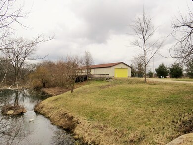 Home overlooks the pond
