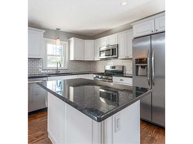 Kitchen. Subway Tiled Backsplash!