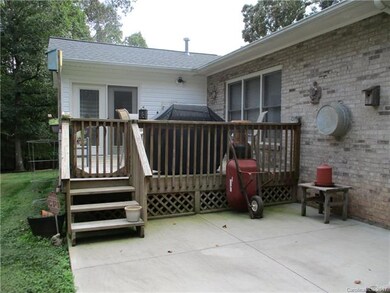 Deck and patio off sunroom; privacy