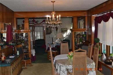 Formal dining room all natural woodwork