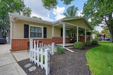 Large front porch