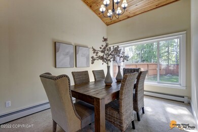 Sun-filled dining room