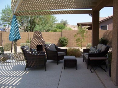 Large covered patio