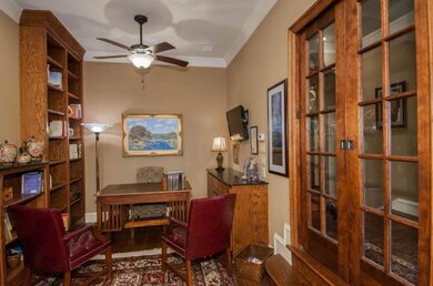 Private office on 1st floor with custom built in s