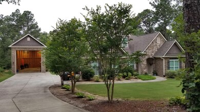 Front of Home and Detached Garage