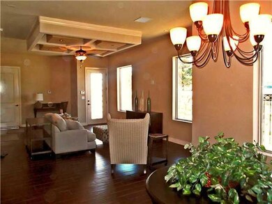 Living Room. Custom Hardwood style tile