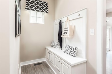 Perfect mud room area with the option to add an arrival center for backpacks, jackets and shoes! Makes for a nice and neat home!