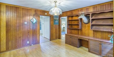 Paneled Dining Room w/ built-in storage