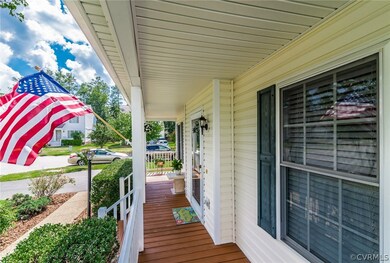 Relax on the expansive porch