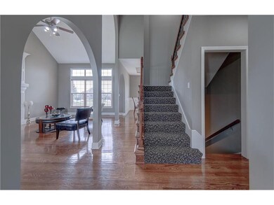 Custom built home with vaulted arched ceilings. Hi