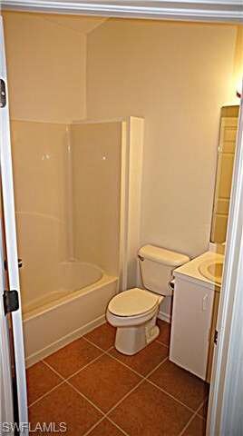 Bathroom off hall from guest and bedroom one and t