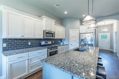 large kitchen area