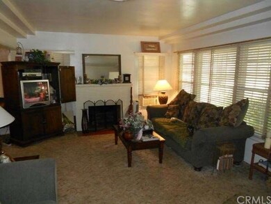 Living room with fireplace