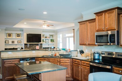 3rd View of Kitchen with Huge Island