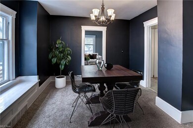 Dining room directly accessible to the kitchen on the right.
