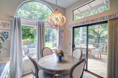 Breakfast nook right off of kitchen